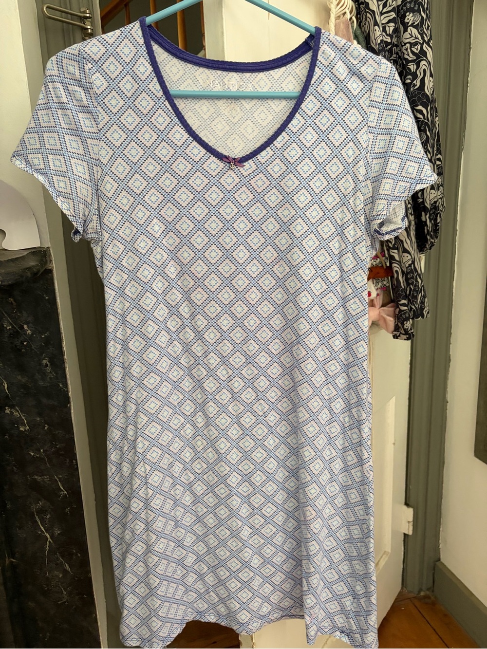 Nautica Diamond Print Nightshirt